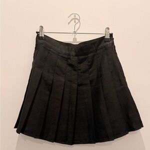 Classic Black Pleated Skirt